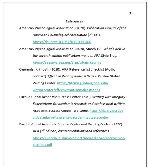 Image result for APA Format for References Sample