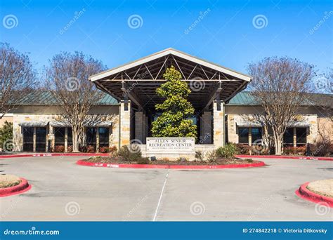 Allen Senior Recreation Center in Allen, Texas Editorial Stock Photo ...