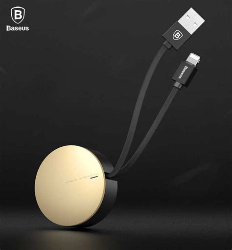 Baseus ® Era Designer Shell Storage Type Self-Retractable 90cm Apple ...