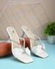 Buy White Heeled Sandals for Women by XE LOOKS Online | Ajio.com