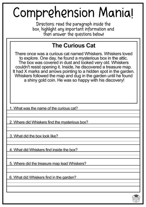 Image result for 7th Grade Reading Practice Worksheets