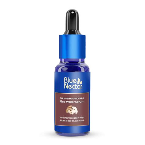 Blue Nectar Rice Water Kojic Acid Face Serum for Pigmentation & Dark ...