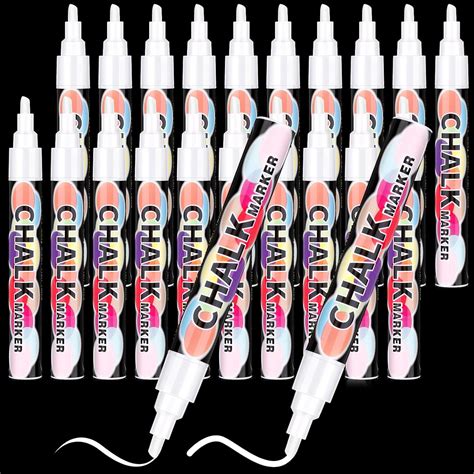Amazon.com : Colarr 20 Pcs Liquid Chalkboard Markers Erasable White ...