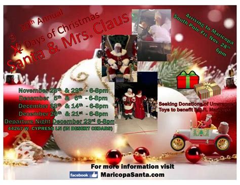 Santa & Mrs Claus South Pole Arrival, 44267 W Cypress Ln, Maricopa, AZ ...