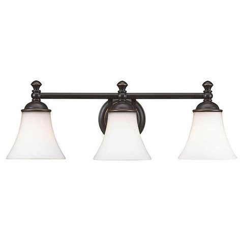 SUPERHUNTER 24.25-in 3-Light Oil-Rubbed Bronze Traditional Vanity Light ...