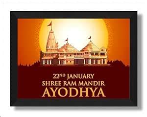 SAF Ram mandir Ayodhya Model, Exclusive Wooden Janmabhoomi Temple wall ...