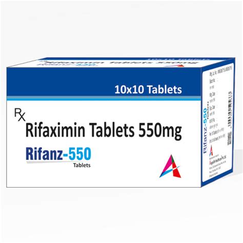 RIFANZ-550 Tablets Angiolife Healthcare Pvt Ltd