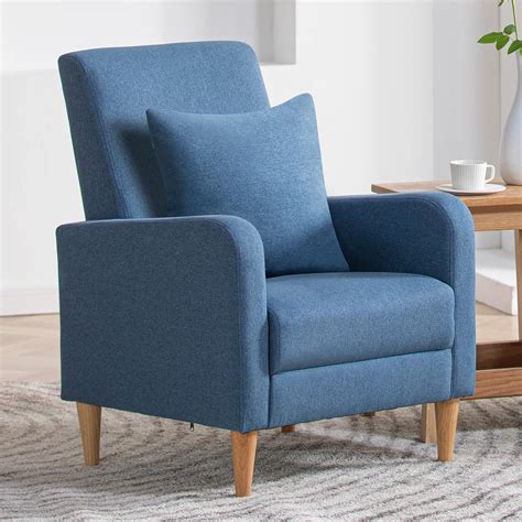 Amazon.com - COLAMY Modern Upholstered Accent Chair Armchair with ...