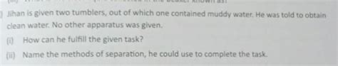 CHEMISTRYGRADE 6PRATICAL BASED QUESTIONS(PBQ) - Brainly.in