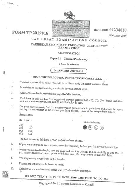 Image result for CXC Math Topics