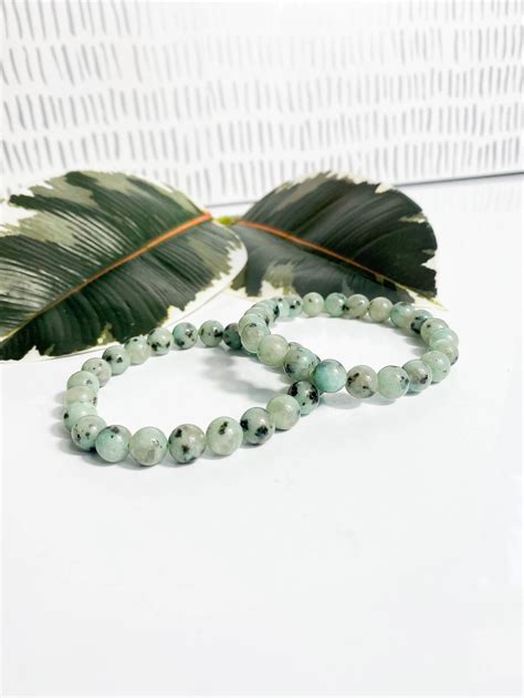 Kiwi Jasper Bracelet – Glossy Lust