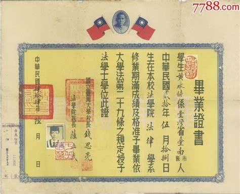 【台湾证书】国立中央大学学位证书样本【学士、硕士、博士】毕业证编号规则 | PPT