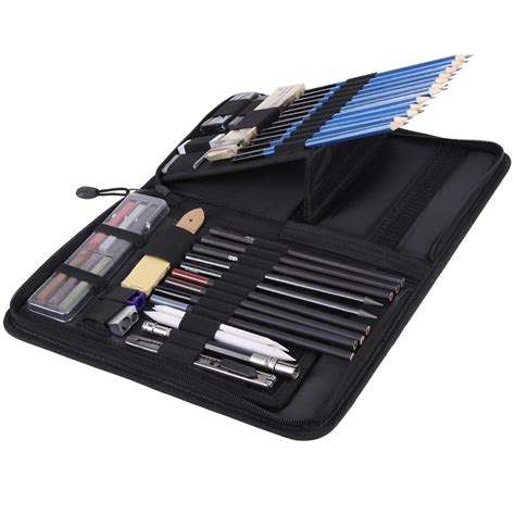 Buy 48-Piece Drawing & Sketching Art Set - Ultimate Complete Artist Kit ...
