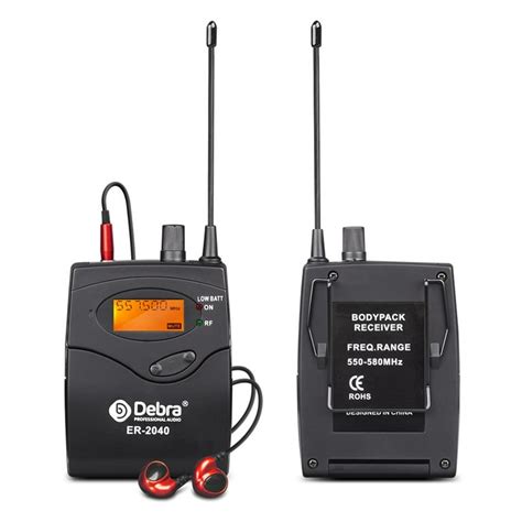 In Ear Monitor System 10 Receivers Wireless Pro Audio UHF 2 Channel 566 ...