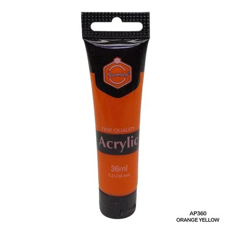 36Ml Orange Yellow Acrylic Paint Code Ap360