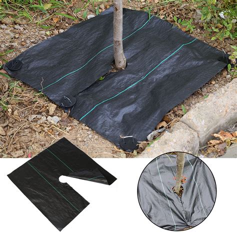 Lilgiuy Weed Barrier Landscaping Fabric , 59 "x 59 " Weed Block ...