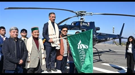 After 3-year delay, heli-taxi services take off from Shimla’s Sanjauli