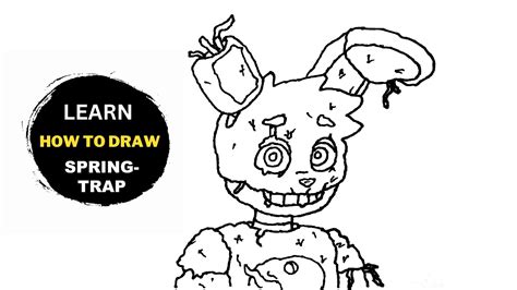 Image result for How to Draw Springtrap