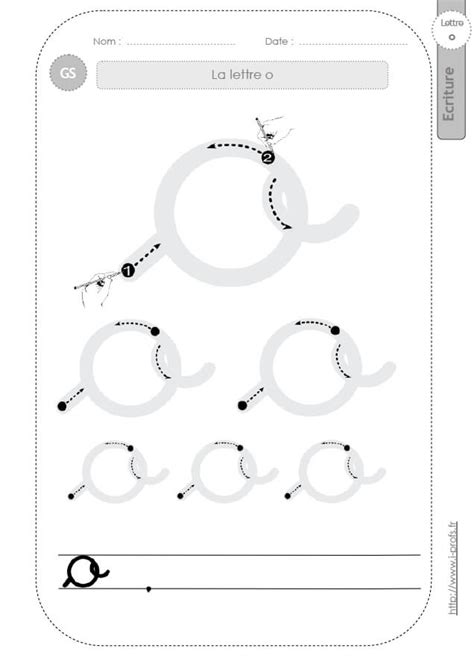 Fiche À Imprimer Ecriture Cursive : PDF Fiche d'écriture cursive GS à ...