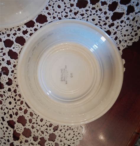 Vintage Sterling Vitrified China Floral Bowls East Liverpool, Ohio, USA ...