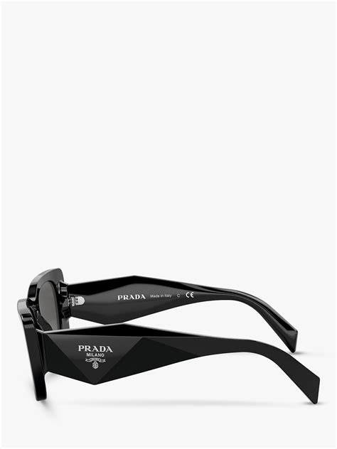 Prada PR 08YS Women's Butterfly Sunglasses, Black