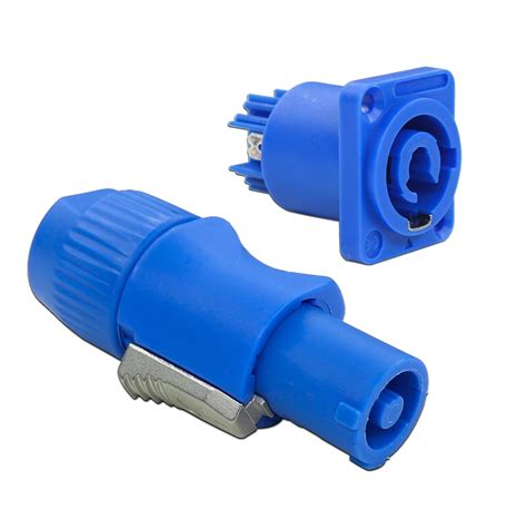 Electronic Spices 250V 20A 3 Pole AC to DC Powercon Male & Female Cable ...