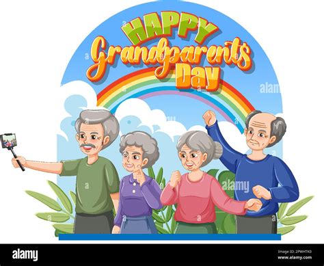 Happy grandparent day banner illustration Stock Vector Image & Art - Alamy
