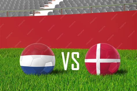 Premium Photo | Netherlands vs denmark in stadium