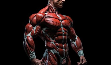 Muscle Head Model Computer Graphics Simulation 的图像结果