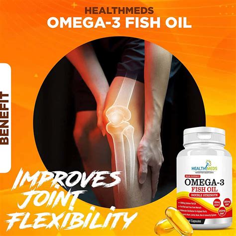Buy HEALTHMEDS OMEGA-3 FISH OIL FATTY ACIDS 360MG EPA & 240MG DHA ...