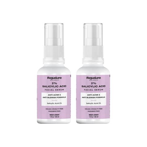Rejusure 2% Salicylic Acid Facial Serum - 30ml (Pack of 2)