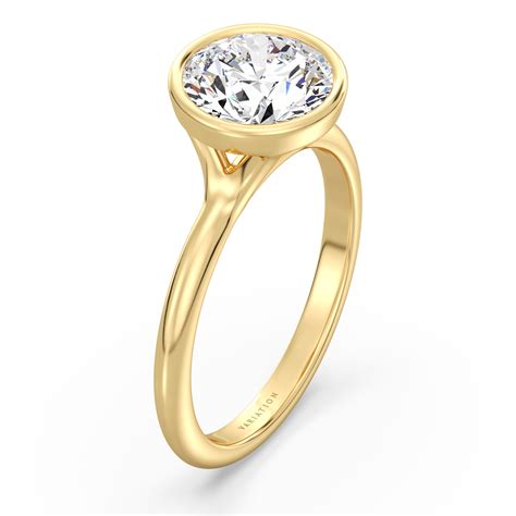 Bezel Solitaire Ring - Variation