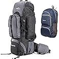 Tripole Walker 65 Litres Rucksack with 20 Litre Foldable Day Pack ...