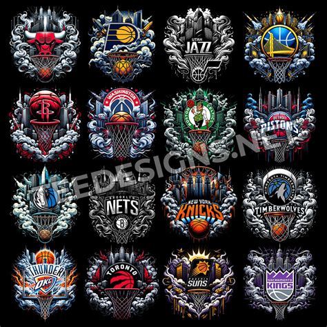 30 NBA Smoke Designs PNG – Tee Designs