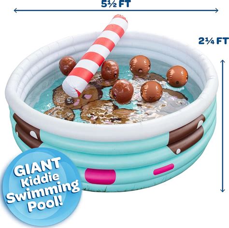 SCSDirect Large Inflatable Kiddie Pool for Kids Family- 5.5 FT India | Ubuy