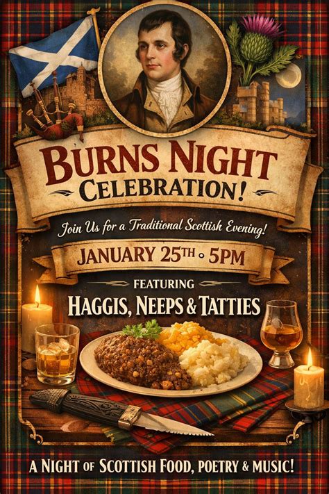 Burns Night, The Kelpie on Tybee, Tybee Island, 25 January 2026 | AllEvents