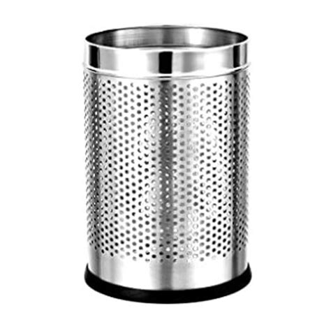 Stainless Steel Open Perforated Dustbin | Steel Dustbin For Home ...