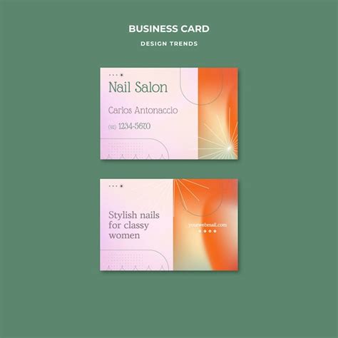 Nail Salon Business Cards 的图像结果