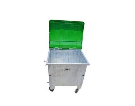 Metal Bins With Lid - SAF HDGI Metal Bin Manufacturer from Chennai