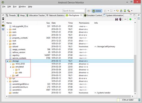 Android Device Monitor File Explorer 的图像结果