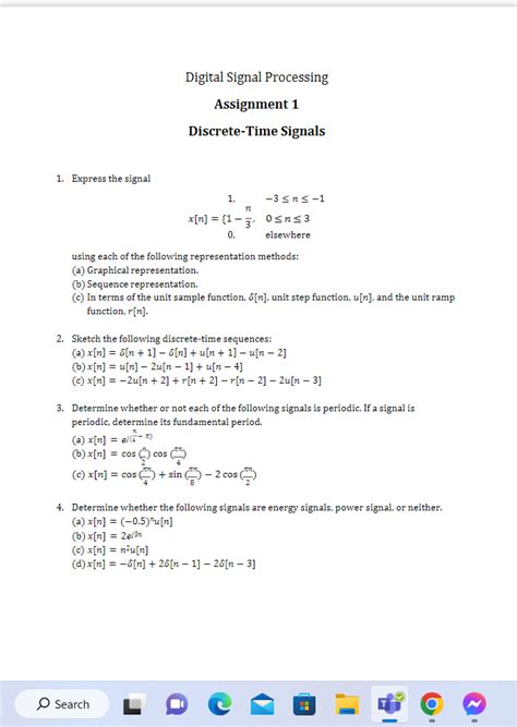 Image result for Digital Signal Processing Homework