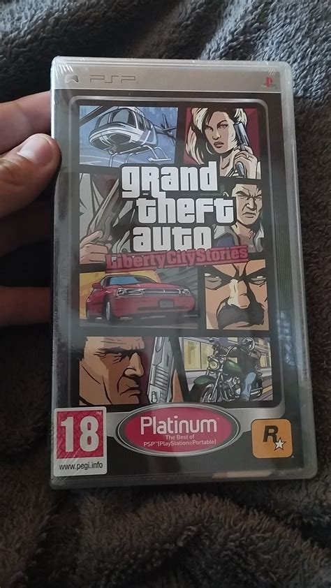 Found a sealed copy of GTA Liberty City Stories Platinum : r/PSP