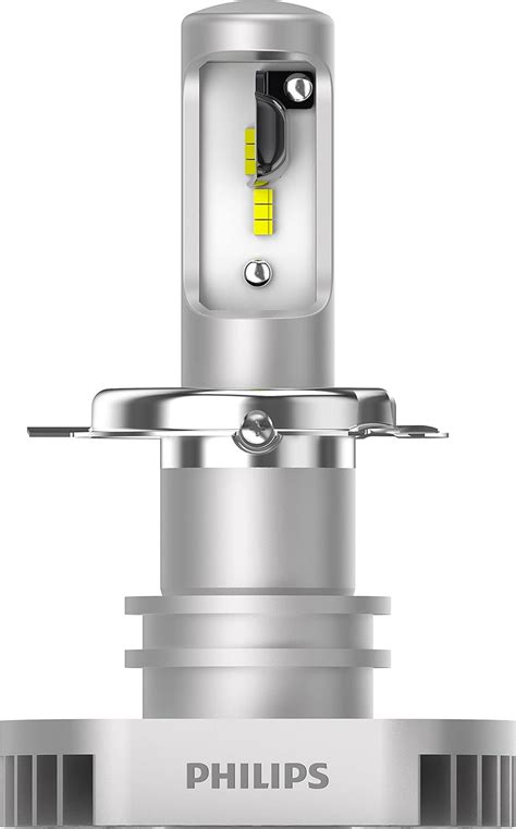 PHILIPS P-43t H4 Ultinon LED Lamp-6000K Luxeon (Pure White, Set of 2 ...