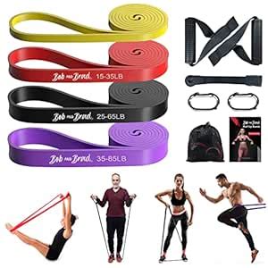 Bob and Brad Pull Up Assist Bands Resistance Band Set, Exercise Workout ...