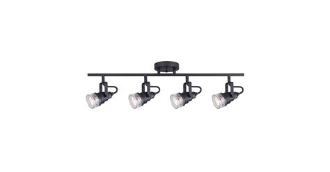 Canarm IT667A04BK10 Brock 4 Light 29" Wide Fixed Rail - Ceiling or Wall ...