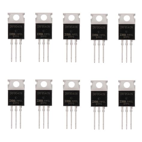 BOJACK IRF9540 MOSFET Transistors IRF9540N 23 A 100 V P-Channel Power ...