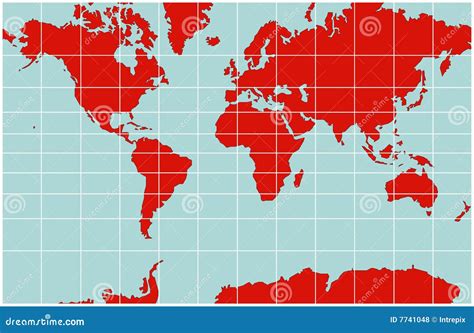 Mercator Map Projection 的图像结果