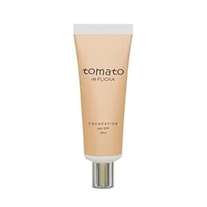 Buy FLiCKA Tomato Liquid Foundation for Face Makeup 30ml | Light to ...