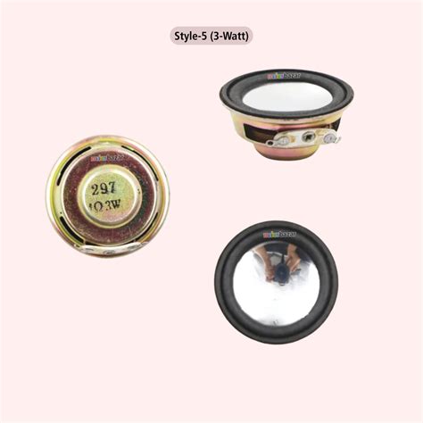 40mm 4-Ohm Speaker Aluminum Shell Internal Magnet | Makerbazar