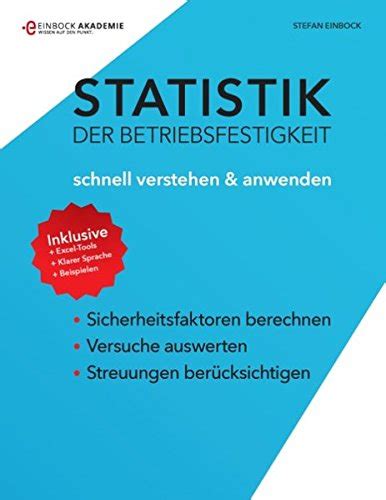 Statistik Der Betriebsfestigkeit : Einbock, Stefan: Amazon.in: Books
